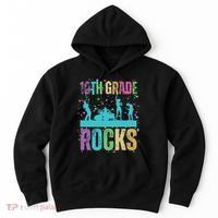 School Rocks Back To School Rockin 10th Grade Rocks Hoodie thumb 0