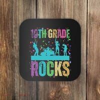 School Rocks Back To School Rockin 10th Grade Rocks Coaster thumb 0
