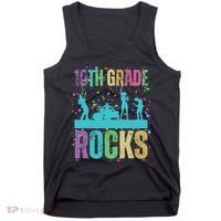 School Rocks Back To School Rockin 10th Grade Rocks Tank Top thumb 0