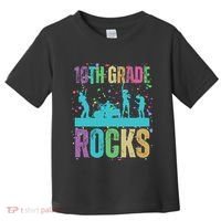 School Rocks Back To School Rockin 10th Grade Rocks Toddler T-Shirt thumb 0