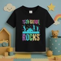 School Rocks Back To School Rockin 10th Grade Rocks Toddler T-Shirt thumb 3