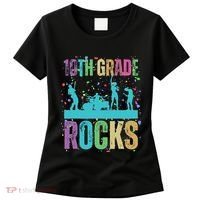 School Rocks Back To School Rockin 10th Grade Rocks Women's T-Shirt thumb 0