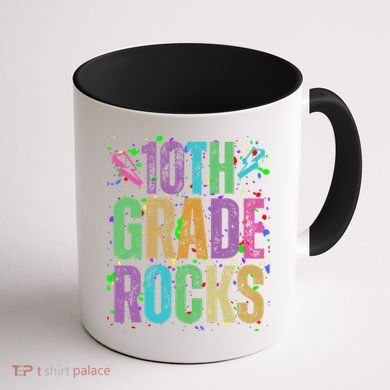 School Rocks Back To School Rockin 10th Grade Rocks Coffee Mug back