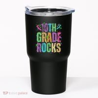 School Rocks Back To School Rockin 10th Grade Rocks Tumbler thumb 0