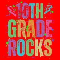 School Rocks Back To School Rockin 10th Grade Rocks Santa Hat thumb 1