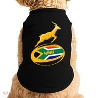 Springbok Rugby Ball & South African Flag Doggie Tank thumb 0