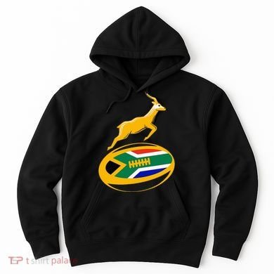 Springbok Rugby Ball & South African Flag Hoodie