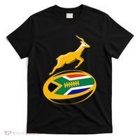 Springbok Rugby Ball & South African Flag T-Shirt thumb 0