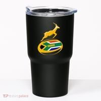 Springbok Rugby Ball & South African Flag Tumbler thumb 0