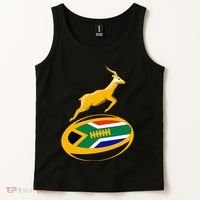Springbok Rugby Ball & South African Flag Tank Top thumb 2