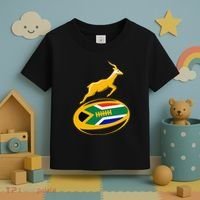 Springbok Rugby Ball & South African Flag Toddler T-Shirt thumb 3