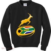 Springbok Rugby Ball & South African Flag Kids Sweatshirt thumb 0