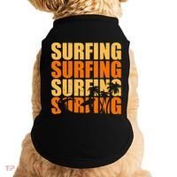 Surfing Retro Beach Doggie Tank thumb 0