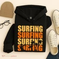 Surfing Retro Beach Hoodie thumb 4