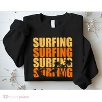 Surfing Retro Beach Sweatshirt thumb 2