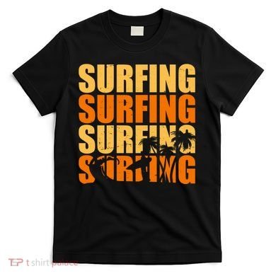 Surfing Retro Beach T-Shirt