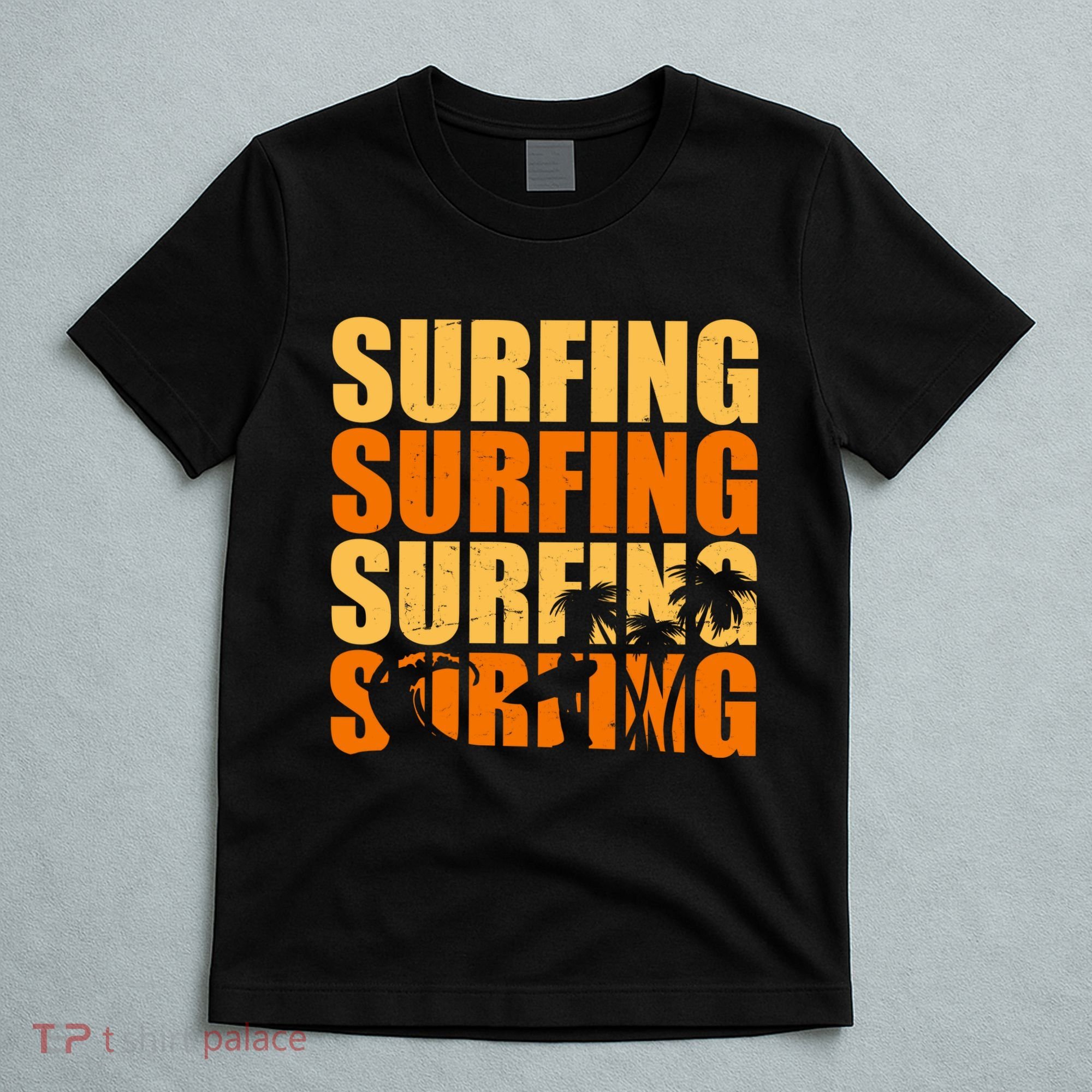Surfing Retro Beach T-Shirt