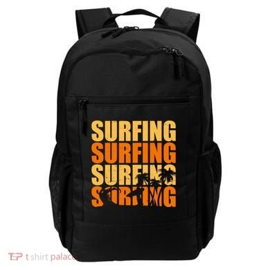 Surfing Retro Beach Backpack