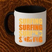 Surfing Retro Beach Coffee Mug thumb 2