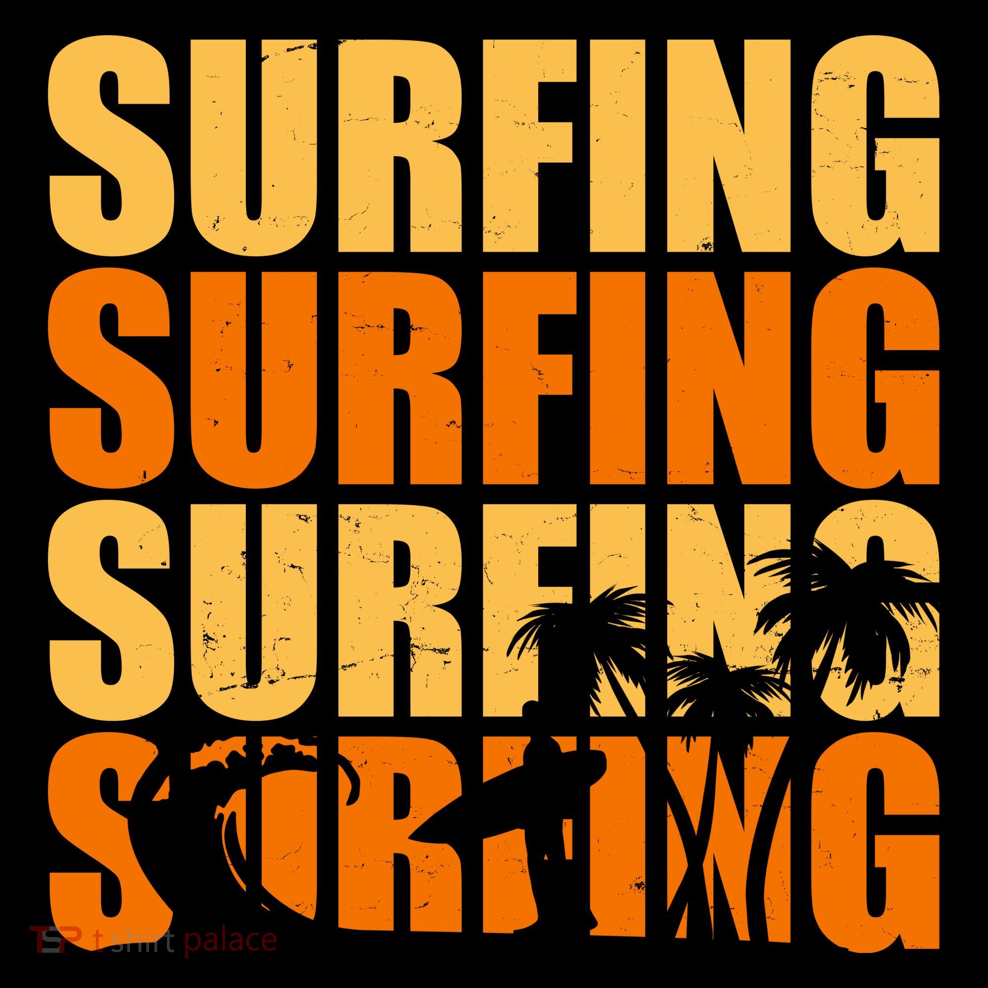 Surfing Retro Beach Coaster