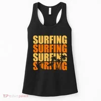 Surfing Retro Beach Women's Tank Top thumb 0