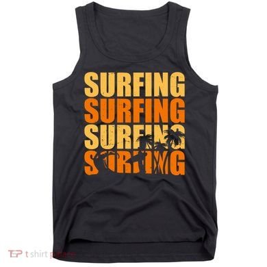 Surfing Retro Beach Tank Top