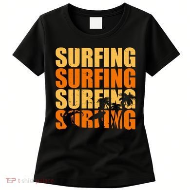 Surfing Retro Beach Women's T-Shirt