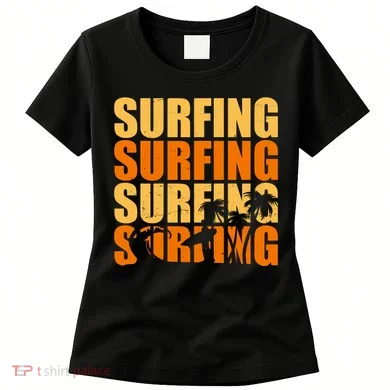 Surfing Retro Beach Women's T-Shirt
