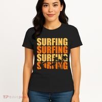 Surfing Retro Beach Women's T-Shirt thumb 4