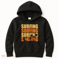 Surfing Retro Beach Kids Hoodie thumb 0
