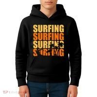 Surfing Retro Beach Kids Hoodie thumb 4