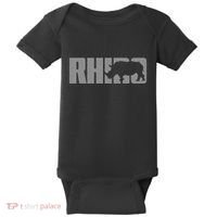 Save Rhino Clothing Rhino Rhinoceros Baby Bodysuit thumb 0