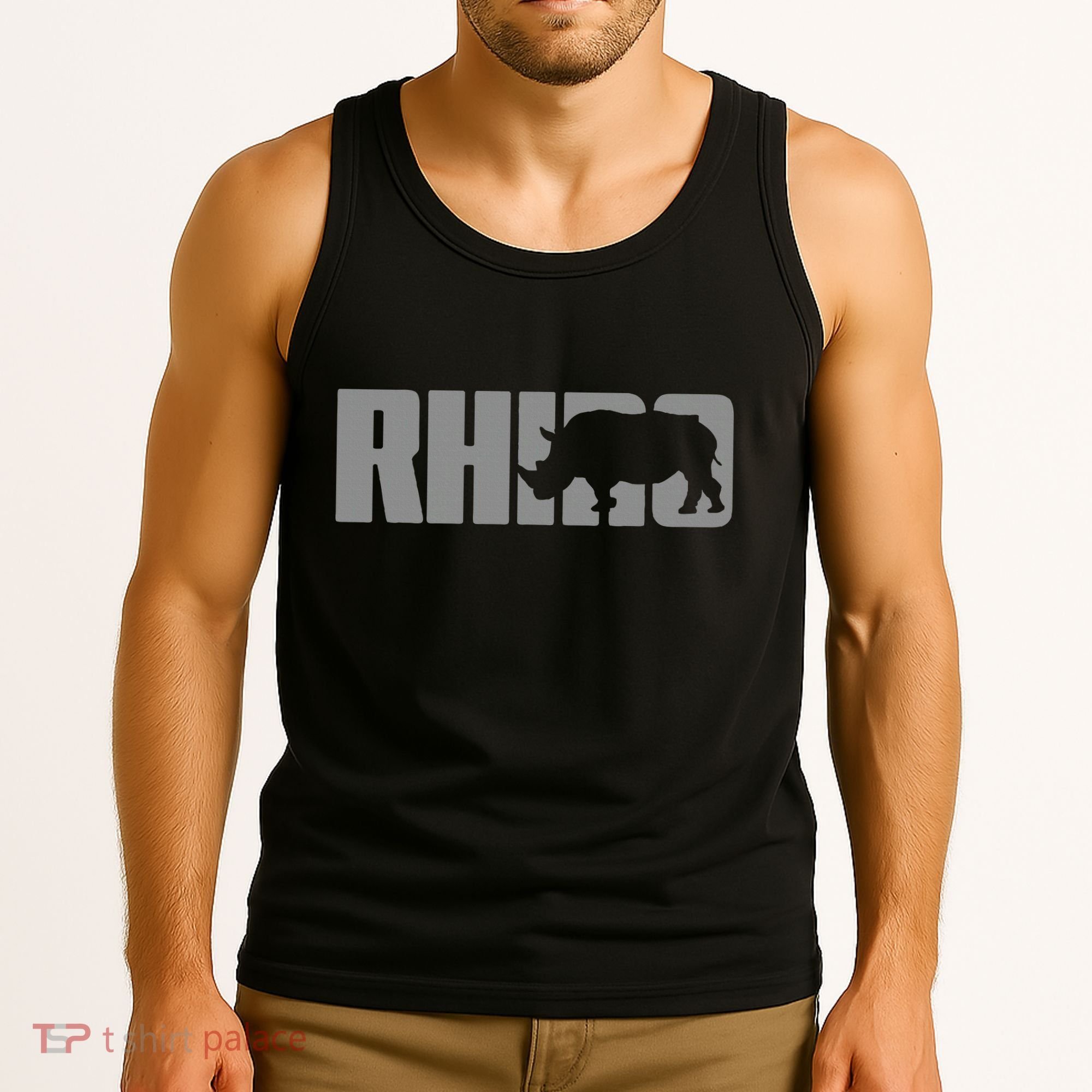 Save Rhino Clothing Rhino Rhinoceros Tank Top