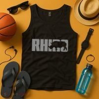 Save Rhino Clothing Rhino Rhinoceros Tank Top thumb 4
