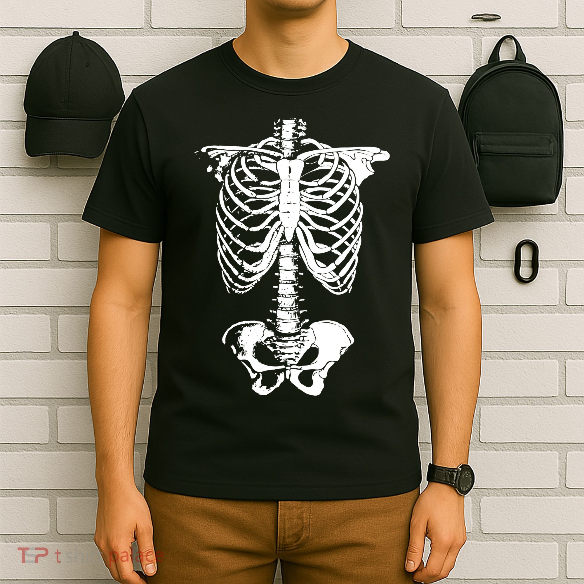 Skeleton Rib Cage T-Shirt