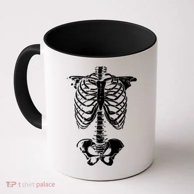 Skeleton Rib Cage Coffee Mug