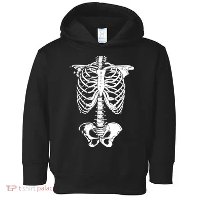 Skeleton Rib Cage Toddler Hoodie