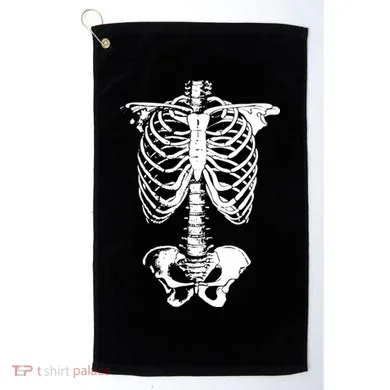Skeleton Rib Cage Golf Towel