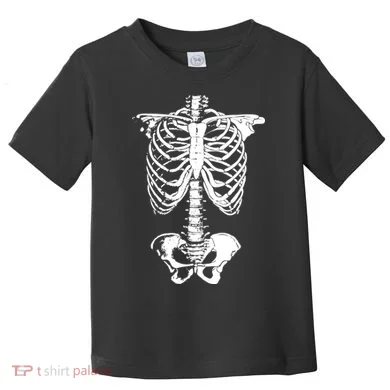 Skeleton Rib Cage Toddler T-Shirt