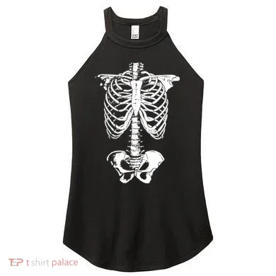 Skeleton Rib Cage Women's Perfect Tri Rocker Tank
