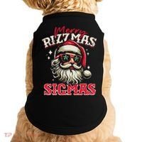 Skibid.I Rizzmas Christmas Rizz Santa Claus Charisma Cool Doggie Tank thumb 0