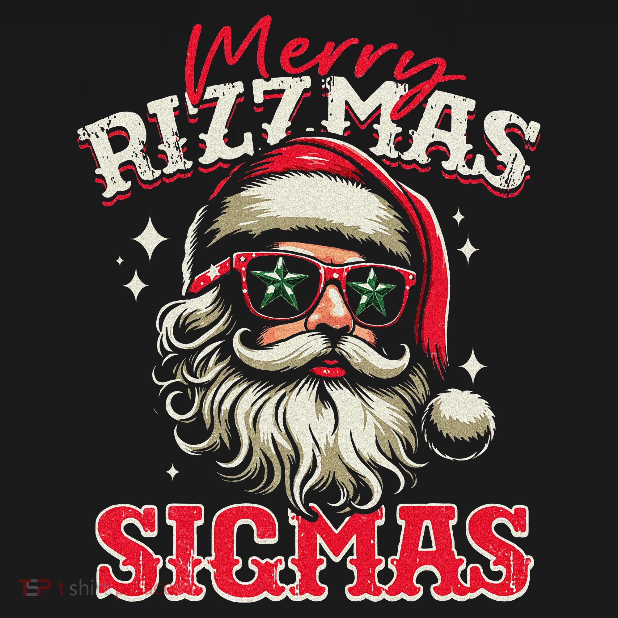 Skibid.I Rizzmas Christmas Rizz Santa Claus Charisma Cool Women's Tank Top