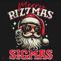 Skibid.I Rizzmas Christmas Rizz Santa Claus Charisma Cool Tank Top thumb 6