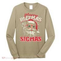 Skibid.I Rizzmas Christmas Rizz Santa Claus Charisma Cool Long Sleeve Shirt thumb 0