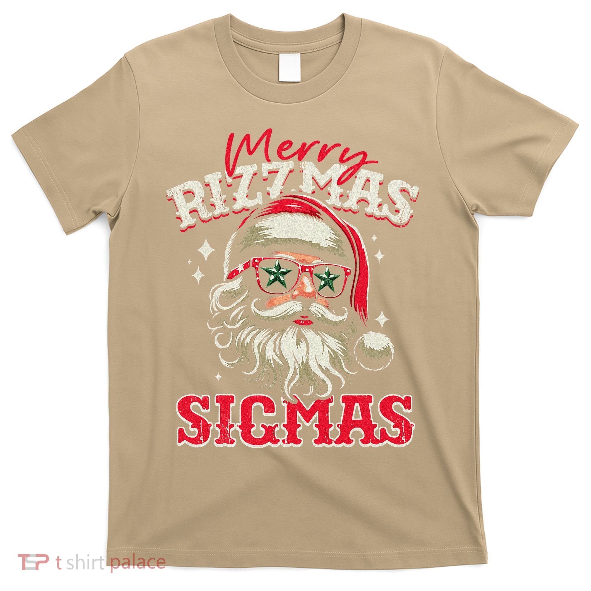 Skibid.I Rizzmas Christmas Rizz Santa Claus Charisma Cool T-Shirt