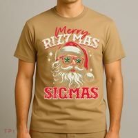 Skibid.I Rizzmas Christmas Rizz Santa Claus Charisma Cool T-Shirt thumb 3