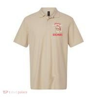 Skibid.I Rizzmas Christmas Rizz Santa Claus Charisma Cool Polo thumb 0