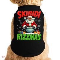 Skibid.I Rizzmas Christmas Rizz Santa Claus Charisma Cool Doggie Tank thumb 0