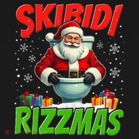 Skibid.I Rizzmas Christmas Rizz Santa Claus Charisma Cool Baby Bodysuit thumb 2