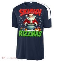 Skibid.I Rizzmas Christmas Rizz Santa Claus Charisma Cool Sport-Tek Competitor United Soccer Jersey thumb 2